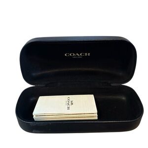 Coach glasses case Black Large